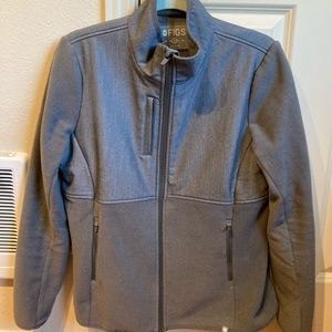 Figs scrub jacket- graphite/medium